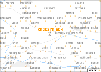 map of Kroczymiech