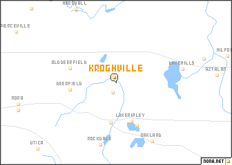 map of Kroghville