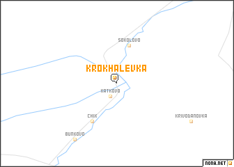 map of Krokhalevka