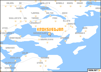 map of Kroksvedjan