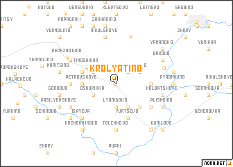 map of Krolyatino