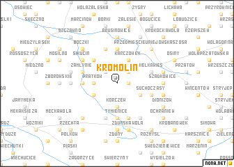 map of Kromolin