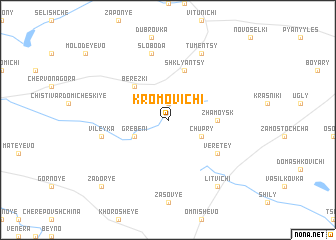 map of Kromovichi