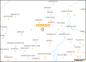 map of Kromovo