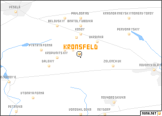 map of Kronsfelʼd