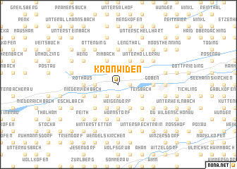 map of Kronwiden