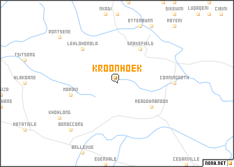 map of Kroonhoek