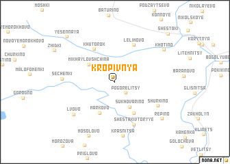 map of Kropivnya