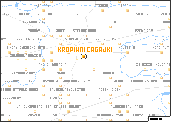 map of Kropiwnica Gajki