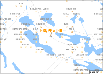 map of Kroppstad