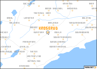 map of Kröserud