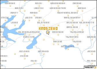 map of Kroszewo