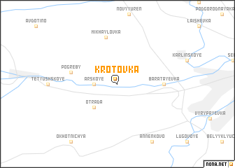 map of Krotovka