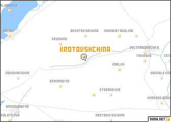 map of Krotovshchina