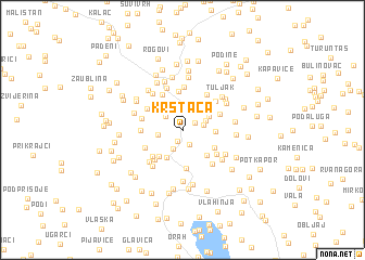 map of Krstača