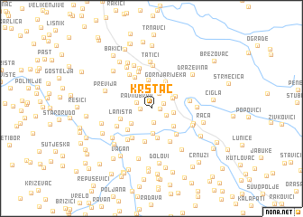 map of Krstac