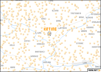 map of Krtine