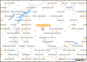 map of Kruberg