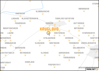 map of Kruglovo