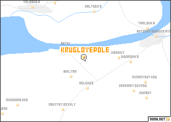 map of Krugloye Pole