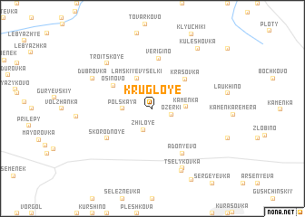 map of Krugloye