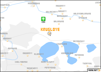 map of Krugloye