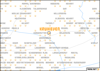 map of Kruikeven
