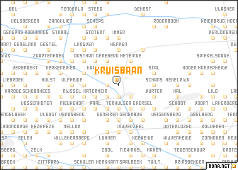 map of Kruisbaan