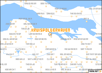 map of Kruispolderhaven