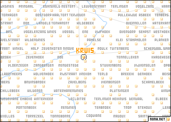 map of Kruis