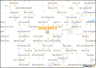map of Krumbach