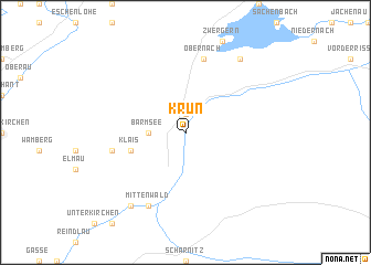 map of Krün