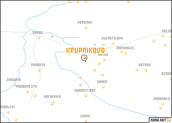 map of Krupnikovo