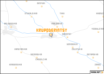 map of Krupoderintsy