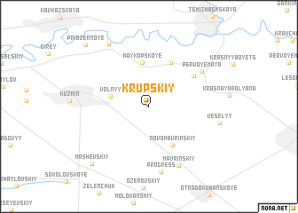 map of Krupskiy