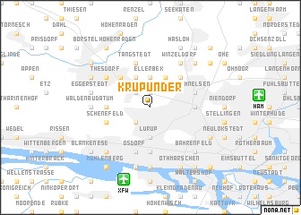 map of Krupunder