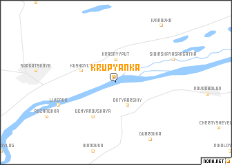 map of Krupyanka