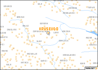 map of Krušev Do