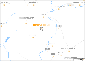 map of Kruševlje