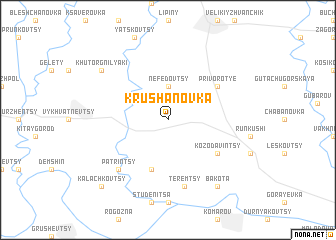 map of Krushanovka