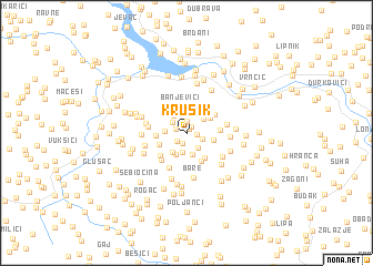 map of Krusik