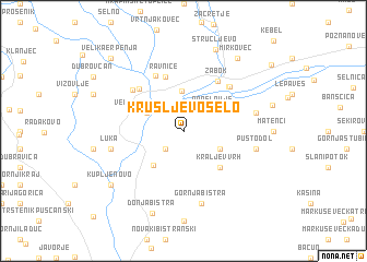 map of Krušljevo Selo