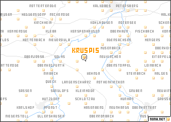 map of Kruspis