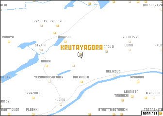 map of Krutaya Gora