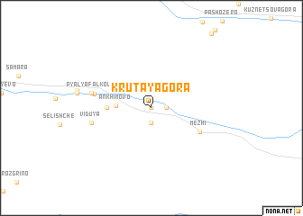 map of Krutaya Gora