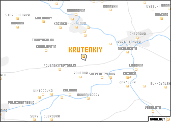 map of Kruten\