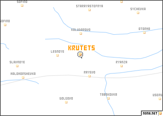 map of Krutets