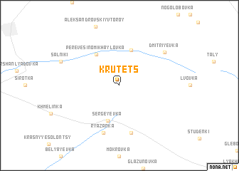 map of Krutets