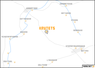 map of Krutets