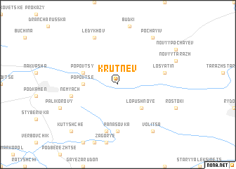 map of Krutnev